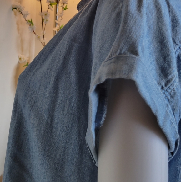 OLD NAVY DENIM DRESS LARGE - Picture 6 of 9
